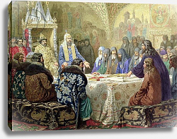 Постер Кившенко Алексей Council in 1634: The Beginning of Church Dissidence in Russia, 1880 Постер Кившенко Алексей Council in 1634: The Beginning of Church Dissidence in Russia, 1880