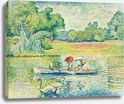 Постер Кросс Анри Boating in the Bois de Boulogne; Promenade en barque au bois de Boulogne, c.1899-1900 Постер Кросс Анри Boating in the Bois de Boulogne; Promenade en barque au bois de Boulogne, c.1899-1900