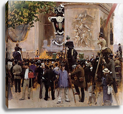 Постер Бакст Леон The Funeral of Victor Hugo at the Arc de Triomphe, 1885 Постер Бакст Леон The Funeral of Victor Hugo at the Arc de Triomphe, 1885