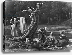 Постер Верне Клод Morning, The Bathers, right hand side detail, 1772 Постер Верне Клод Morning, The Bathers, right hand side detail, 1772