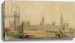 Постер Барри Чарльз Perspective View of the new Houses of Parliament, c.1840s Постер Барри Чарльз Perspective View of the new Houses of Parliament, c.1840s