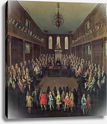 Постер Тилеманс Питер The House of Commons in Session, 1710 Постер Тилеманс Питер The House of Commons in Session, 1710