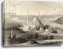 Постер Бартлет Уильям (последователи, грав) Mosque and Tomb of Sulieman, from the Seraskier's Tower, Istanbul, Turkey, engraved by H. Adlard Постер Бартлет Уильям (последователи, грав) Mosque and Tomb of Sulieman, from the Seraskier's Tower, Istanbul, Turkey, engraved by H. Adlard
