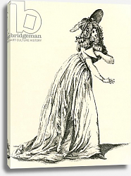 Постер Women's fashion during the French Revolution, published 1909. Постер Women's fashion during the French Revolution, published 1909.