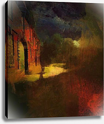 Постер Гордон Марк (совр) Calke Abbey with meteorite shower Постер Гордон Марк (совр) Calke Abbey with meteorite shower