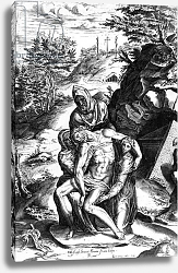 Постер Буанаротти Микелеанжело (последователи) Pieta, engraved by Alberti Cherubino Постер Буанаротти Микелеанжело (последователи) Pieta, engraved by Alberti Cherubino
