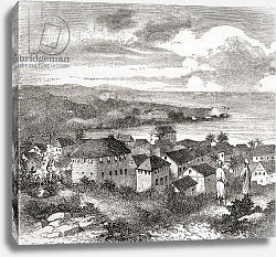 Постер Freetown, Sierra Leone, West Africa in the 19th century, published 1884. Постер Freetown, Sierra Leone, West Africa in the 19th century, published 1884.