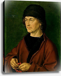 Постер Дюрер Альбрехт Portrait of the Artist's Father, 1490 Постер Дюрер Альбрехт Portrait of the Artist's Father, 1490