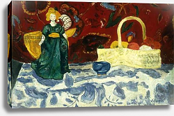 Постер Лебаск Анри Still Life with a Doll and Fruit; Nature Morte a la Poupee et aux Fruits, Постер Лебаск Анри Still Life with a Doll and Fruit; Nature Morte a la Poupee et aux Fruits,