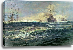Постер Уилли Уильям 1st Battle Squadron of Dreadnoughts Steaming down the Channel in 1911 Постер Уилли Уильям 1st Battle Squadron of Dreadnoughts Steaming down the Channel in 1911
