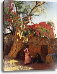 Постер Дойч Людвиг An Arab Family Outside a Village, 1917 Постер Дойч Людвиг An Arab Family Outside a Village, 1917