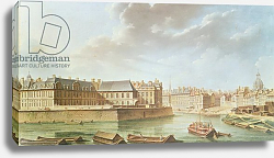 Постер Рагуне Николя The Ile Saint-Louis and the Hotel de Bretonvilliers in 1757 Постер Рагуне Николя The Ile Saint-Louis and the Hotel de Bretonvilliers in 1757