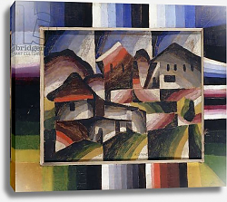 Постер Сигал Артур House in the Landscape; Hauser in Landschaft, c.1920 Постер Сигал Артур House in the Landscape; Hauser in Landschaft, c.1920