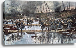 Постер Фламенг Франсуа The Battle of the Yser in 1914 Постер Фламенг Франсуа The Battle of the Yser in 1914