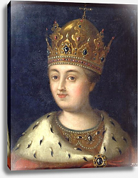 Постер Антропов Алексей Portrait of the Regent Sophia, 1772 Постер Антропов Алексей Portrait of the Regent Sophia, 1772