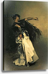 Постер Серджент Джон The Spanish Dancer, study for 'El Jaleo', 1882 Постер Серджент Джон The Spanish Dancer, study for 'El Jaleo', 1882