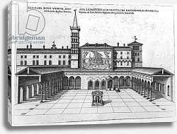 Постер Фальда Джованни The Benediction Loggia of the Old Vatican Basilica with a view of Giotto's Mosaic Постер Фальда Джованни The Benediction Loggia of the Old Vatican Basilica with a view of Giotto's Mosaic
