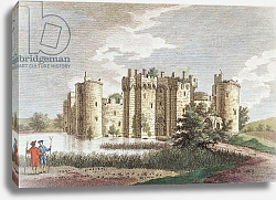 Постер Школа: Английская 18в. Bodiam Castle, Sussex, 7th January 1778 Постер Школа: Английская 18в. Bodiam Castle, Sussex, 7th January 1778