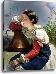 Постер Винтерхальтер Франсуа Young Italian at the Well, c.1833-34 Постер Винтерхальтер Франсуа Young Italian at the Well, c.1833-34
