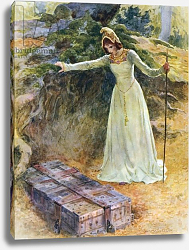 Постер Маргетсон Уильям The princess came to the iron chest Постер Маргетсон Уильям The princess came to the iron chest
