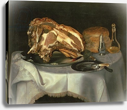 Постер Смит Дж. Честер Still Life with Joint of Beef on a Pewter Dish, c.1750-60 Постер Смит Дж. Честер Still Life with Joint of Beef on a Pewter Dish, c.1750-60