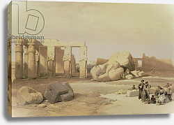 Постер Робертс Давид Fragments of the Great Colossus, at the Memnonium, Thebes, 1937 BC Постер Робертс Давид Fragments of the Great Colossus, at the Memnonium, Thebes, 1937 BC