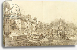 Постер Ходжес Уильям View of Part of the City of Benares, c.1781 Постер Ходжес Уильям View of Part of the City of Benares, c.1781
