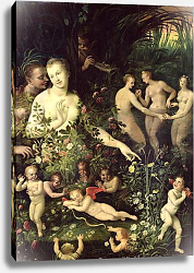 Постер Школа: Фонтенбло 16в. Allegory of Water or Allegory of Love Постер Школа: Фонтенбло 16в. Allegory of Water or Allegory of Love
