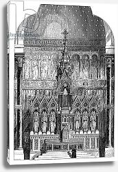 Постер Школа: Ирландская 19в. High Altar of St Alphonsus Liguori, Limerick, Ireland, illustration from 'The Builder', 1865 Постер Школа: Ирландская 19в. High Altar of St Alphonsus Liguori, Limerick, Ireland, illustration from 'The Builder', 1865