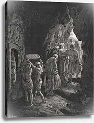 Постер Доре Гюстав The Burial of Sarah, illustration from Dore's 'The Holy Bible', engraved by Pisan, 1866 Постер Доре Гюстав The Burial of Sarah, illustration from Dore's 'The Holy Bible', engraved by Pisan, 1866