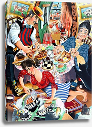 Постер Тодд Тони (совр) Mr. Beynon the butcher his wife Mrs Beynon and Lilly the treasure, 2005 Постер Тодд Тони (совр) Mr. Beynon the butcher his wife Mrs Beynon and Lilly the treasure, 2005