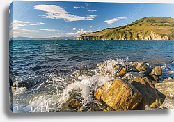 Постер Россия, Приморье. Скалы Японского моря №4 Постер Россия, Приморье. Скалы Японского моря №4