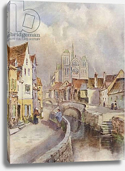 Постер Брюль Луи A View of Amiens, with the Cathedral in the distance Постер Брюль Луи A View of Amiens, with the Cathedral in the distance