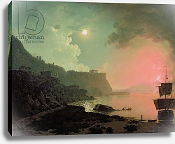 Постер Райт Джозеф Vesuvius from Posillipo, c.1788 Постер Райт Джозеф Vesuvius from Posillipo, c.1788