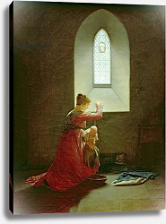 Постер Малле Жан-Батист Genevieve of Brabant Baptising her Son in Prison Постер Малле Жан-Батист Genevieve of Brabant Baptising her Son in Prison
