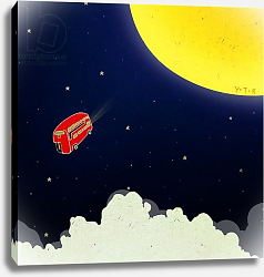 Постер Жао Йойо To the moon Постер Жао Йойо To the moon