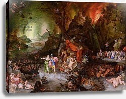 Постер Брейгель Ян Старший Aeneas and the Sibyl in the Underworld, 1598 Постер Брейгель Ян Старший Aeneas and the Sibyl in the Underworld, 1598