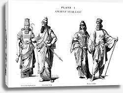 Постер Assyrien Mède, Egyptien Plate 1a Ancient Near East Постер Assyrien Mède, Egyptien Plate 1a Ancient Near East