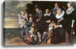 Постер Халс Франс Family Group in a Landscape, c.1647-50 Постер Халс Франс Family Group in a Landscape, c.1647-50