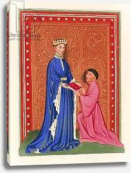 Постер Шоу Анри (акв) Occleve Presenting his Book to Henry V, c 1410 Постер Шоу Анри (акв) Occleve Presenting his Book to Henry V, c 1410