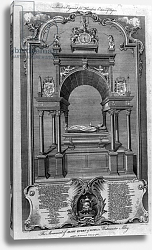 Постер Гравелот Юбер The Monument of Mary Queen of Scots in Westminster Abbey, illustration, 'History of England', 1786 Постер Гравелот Юбер The Monument of Mary Queen of Scots in Westminster Abbey, illustration, 'History of England', 1786