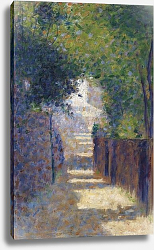 Постер Сера Жорж-Пьер (Georges Seurat) Rue St. Vincent in Spring, c.1884 Постер Сера Жорж-Пьер (Georges Seurat) Rue St. Vincent in Spring, c.1884