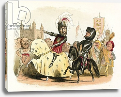 Постер Дойл Ричард The Black Prince and the French King entering London Постер Дойл Ричард The Black Prince and the French King entering London