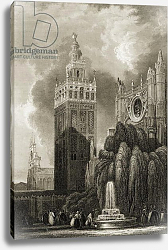 Постер Школа: Английская 19в. The Giralda Tower, Seville, Spain Постер Школа: Английская 19в. The Giralda Tower, Seville, Spain