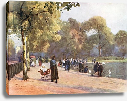 Постер Бартон Роуз Sailing-Boats on the Serpentine Постер Бартон Роуз Sailing-Boats on the Serpentine