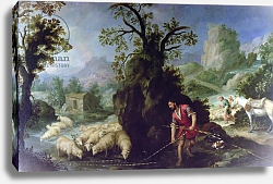 Постер Мурильо Бартоломе Jacob Setting the Peeled Rods before the Flocks of Laban Постер Мурильо Бартоломе Jacob Setting the Peeled Rods before the Flocks of Laban