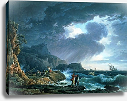 Постер Верне Клод A Seastorm, 1752 Постер Верне Клод A Seastorm, 1752
