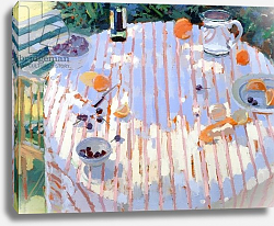 Постер Баттерфилд Сара (совр) In the Garden, Table with Oranges Постер Баттерфилд Сара (совр) In the Garden, Table with Oranges