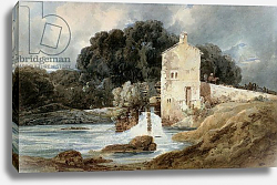 Постер Гиртин Томас The Abbey Mill, Knaresborough, c.1801 Постер Гиртин Томас The Abbey Mill, Knaresborough, c.1801