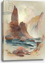 Постер Моран Томас Tower at Tower Falls, Yellowstone, 1872 Постер Моран Томас Tower at Tower Falls, Yellowstone, 1872